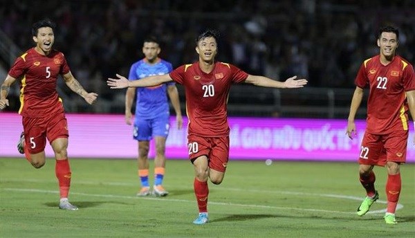 Vietnam has risen to the 96th position in the FIFA rankings (Photo: VNA)