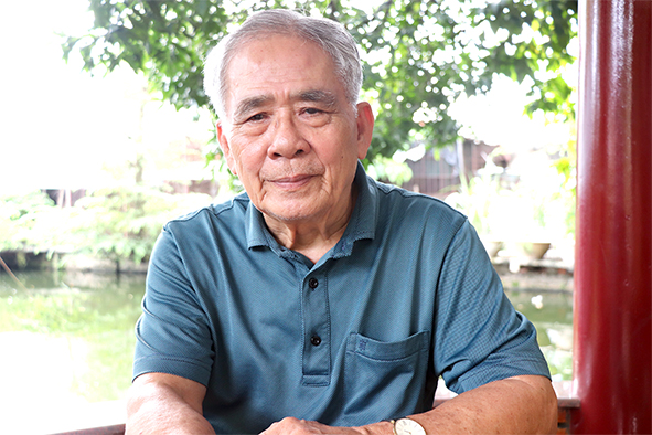 Ông Nguyễn Trùng Phương, Chủ tịch Hội Khuyến học tỉnh khóa IV (nhiệm kỳ 2016-2021)