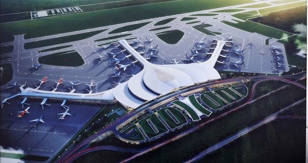 The design of Long Thanh International Airport.