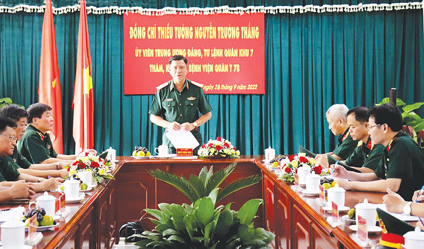 Nỗ lực chăm sóc tốt sức khỏe quân nhân