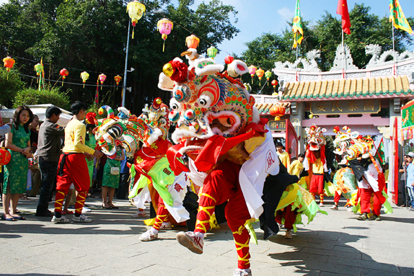 Một nghi thức trong lễ hội chùa Ông cù lao Phố