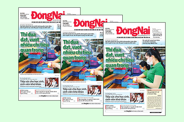 Tin tức nổi bật trên Báo Đồng Nai ra ngày 29-10-2022