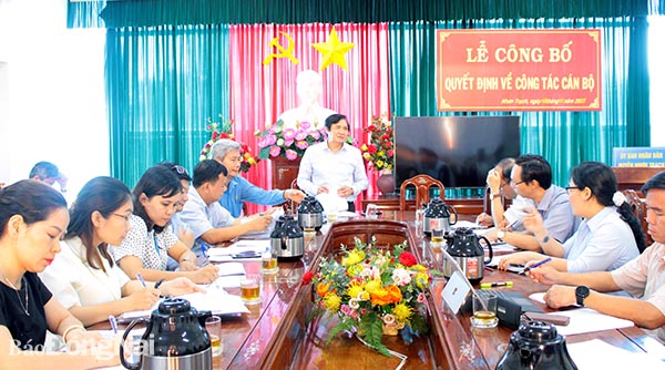 Phó chủ tịch UBND tỉnh Nguyễn Sơn Hùng phát biểu tại buổi giám sát