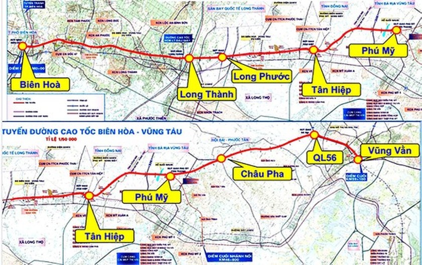 The Ministry of Transport has just approved the investment of more than VND6,850 billion (US$288 million) into the second component project under the Bien Hoa – Vung Tau expressway project in the first period with a total length of 18.2 kilometers.