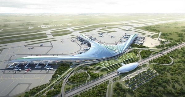 Overview of future Long Thanh international airport (Photo: VNA)