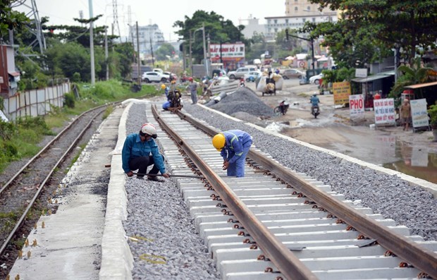 The Railway Project Management Board is preparing pre-feasibility studies for two railway projects of Thủ Thiêm-Long Thành and Biên Hòa-Vũng Tàu. Illustrative image VNA/VNS Photo