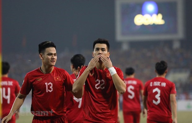 Vietnam currently rank 96th in the world and 17th in Asia in the FIFA rankings. (Photo: VNA)