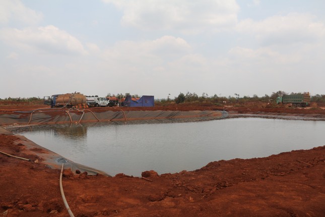 One of the reservoirs built in the site 