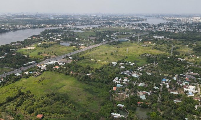 Pho Islet on the Dong Nai River, where an urban residential area has been planned.