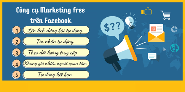 Nhiều công cụ marketing miễn phí trên Facebook