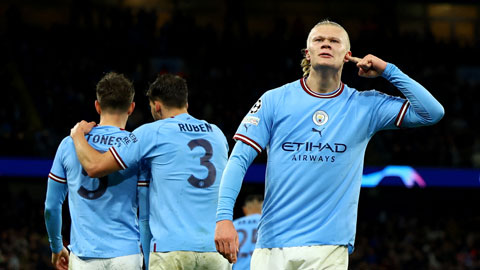 Haaland tỏa sáng giúp Man City hy vọng giành cú ăn 3