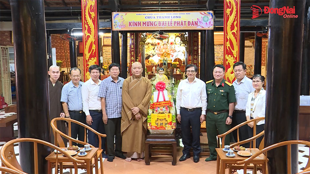 Lãnh đạo tỉnh thăm, chúc mừng Lễ phật đản các tổ chức, chức sắc Phật giáo tiêu biểu