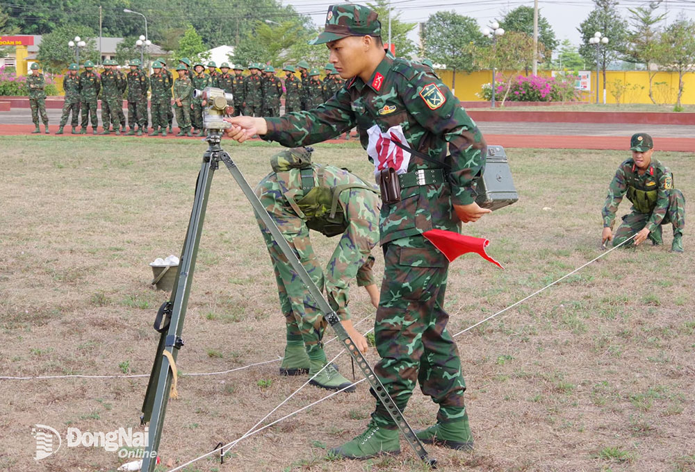 Một nội dung hội thao quân sự của Lữ đoàn 96 (Binh chủng Pháo binh, Bộ Quốc phòng) trong hội thao quân sự dịp lễ