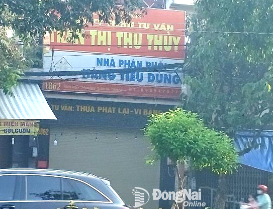 Chi nhánh Công ty TNHH Tư vấn Trần Thị Thu Thủy tại địa chỉ số 1862 đường Nguyễn Ái Quốc (P.Trung Dũng, TP.Biên Hòa) đã khắc phục sau khi báo Đồng Nai phản ánh