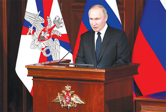 Tổng thống Nga Vladimir Putin phát biểu tại thủ đô Moskva. Ảnh: AFP/TTXVN