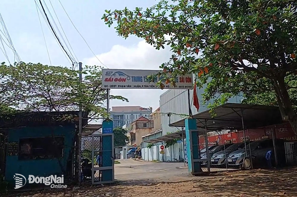 Trung tâm Dạy nghề lái xe Sài Gòn (P.Tân Tiến, TP.Biên Hòa) hiện đang tạm ngưng hoạt động
